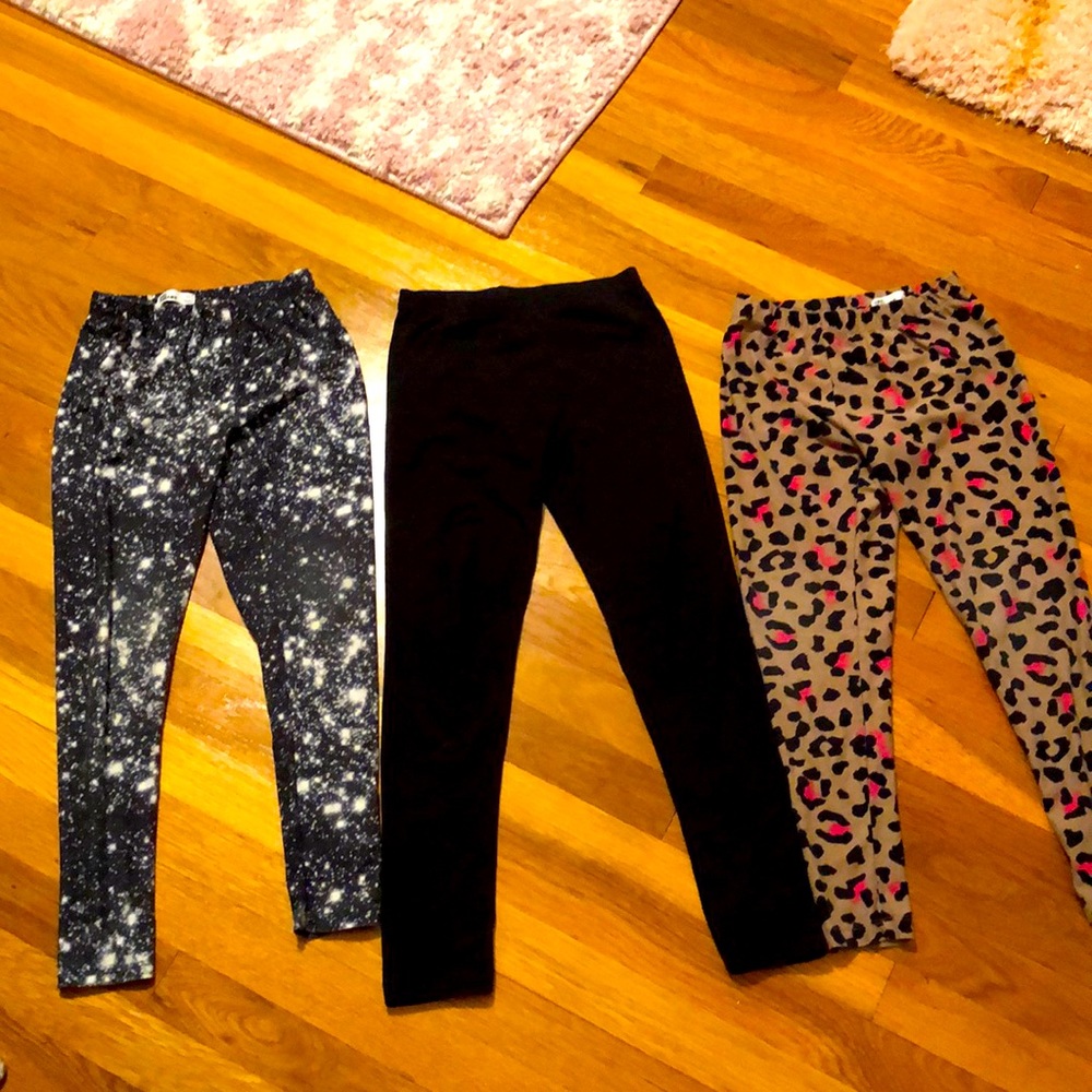 Girls Epic Threads legging bundle (bundle of 3) size medium